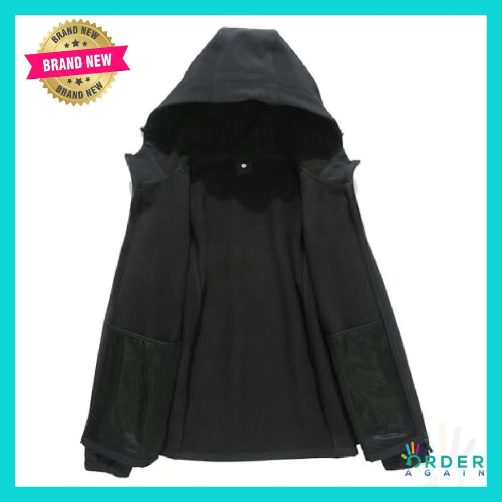 Waterproof Fleece Lined Softshell Jacket Hooded W… - image 4